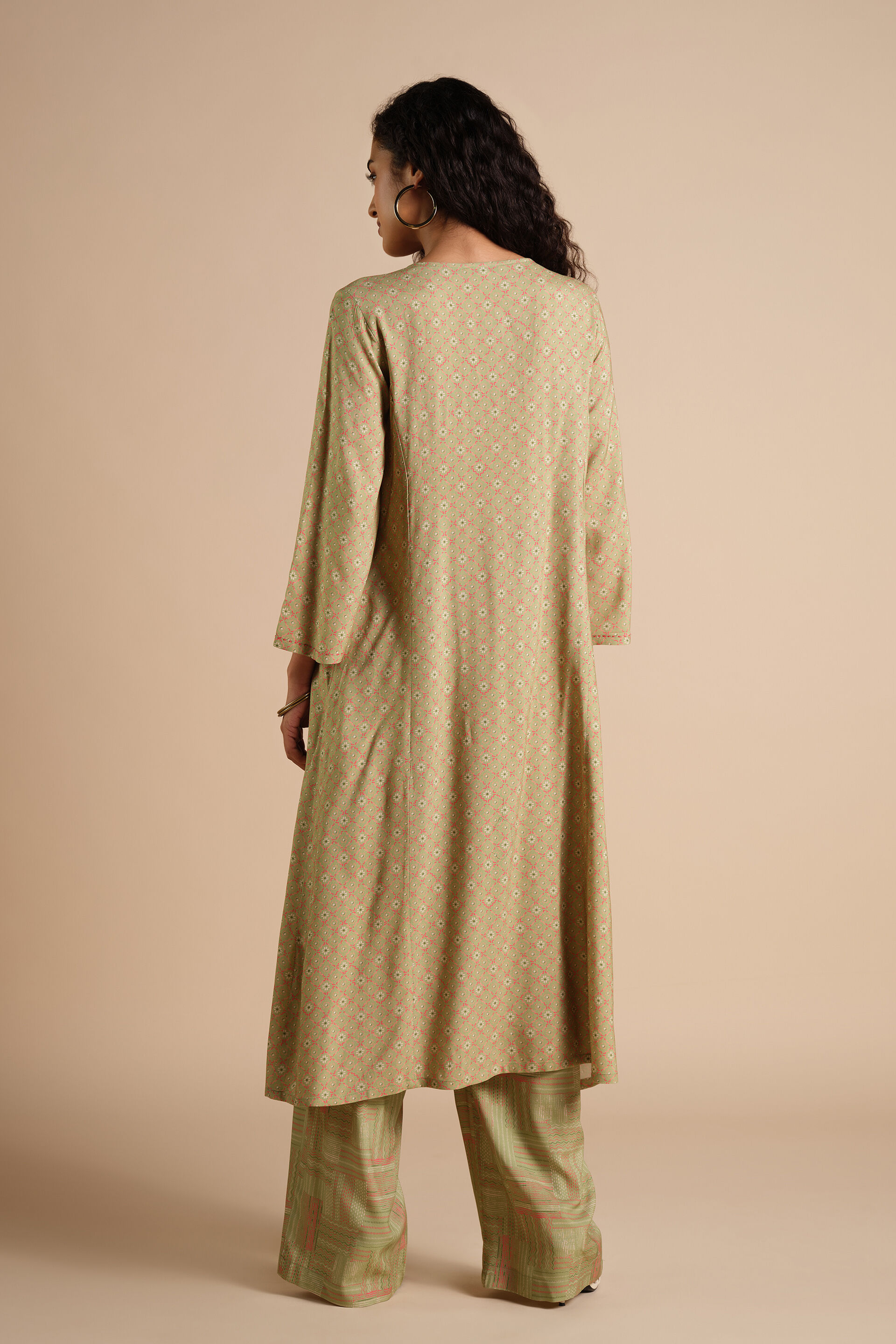 Sukoon Sa Kurta Set, Sage Green, image 5
